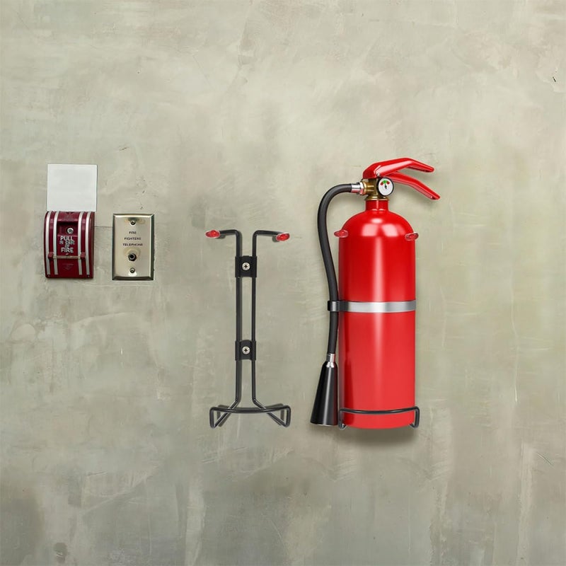 2pcs Fire Extinguisher Hanger Wall Mount Shape Bracket Easy Install Hooks for Vehicle Decorative Extinguisher Hook - Image 2