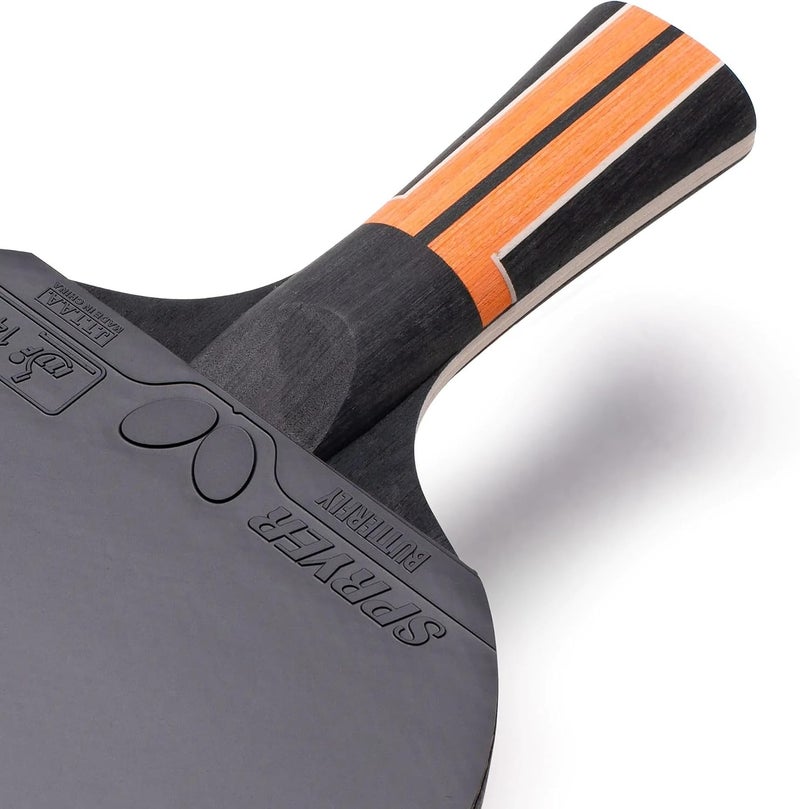 Butterfly Timo Boll Comfort Table Tennis Racket| High Control and Versatile Offense for Club Beginners and Advanced Players with Medium-Fast Grippy Rubbers - Image 4