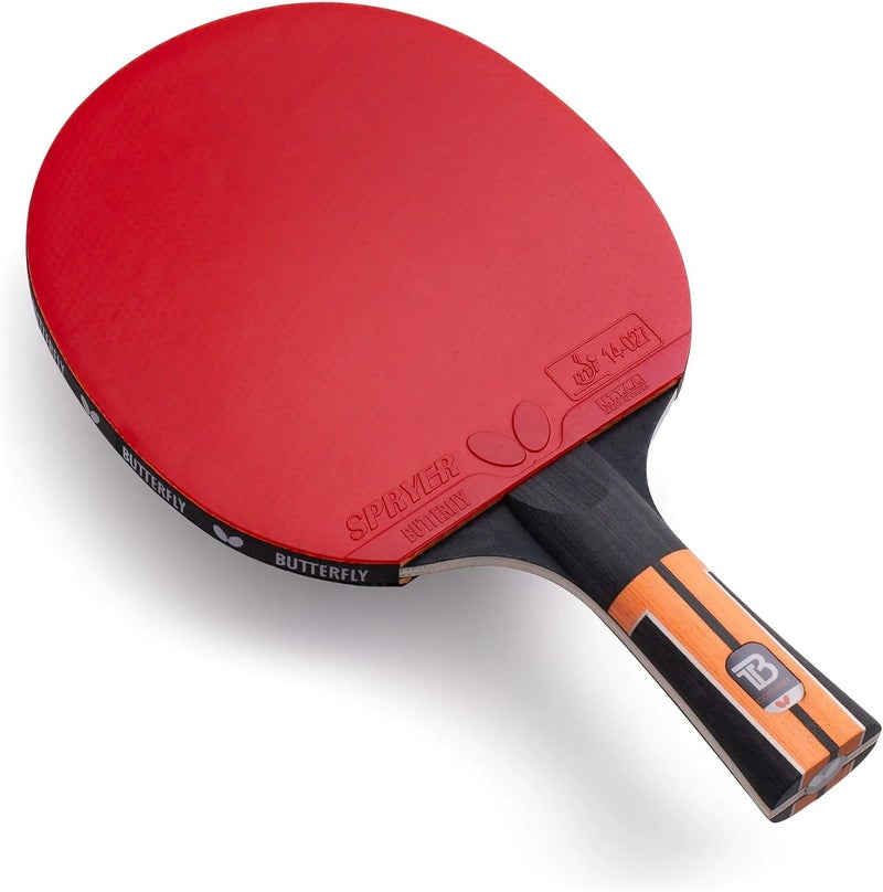 Butterfly Timo Boll Comfort Table Tennis Racket| High Control and Versatile Offense for Club Beginners and Advanced Players with Medium-Fast Grippy Rubbers - Image 2