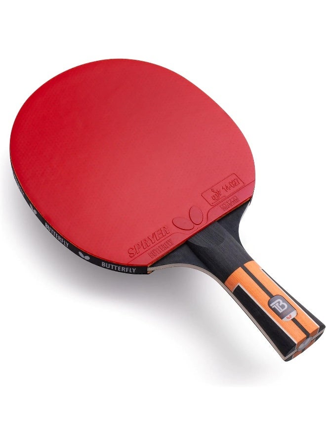 Butterfly Timo Boll Comfort Table Tennis Racket| High Control and Versatile Offense for Club Beginners and Advanced Players with Medium-Fast Grippy Rubbers - Image 2