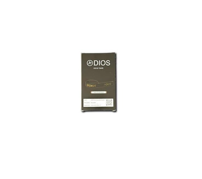 Dios Table Tennis Racquet Edge Tape, Black, 1.5 mm Thick, Sponge Material (9) - Image 4