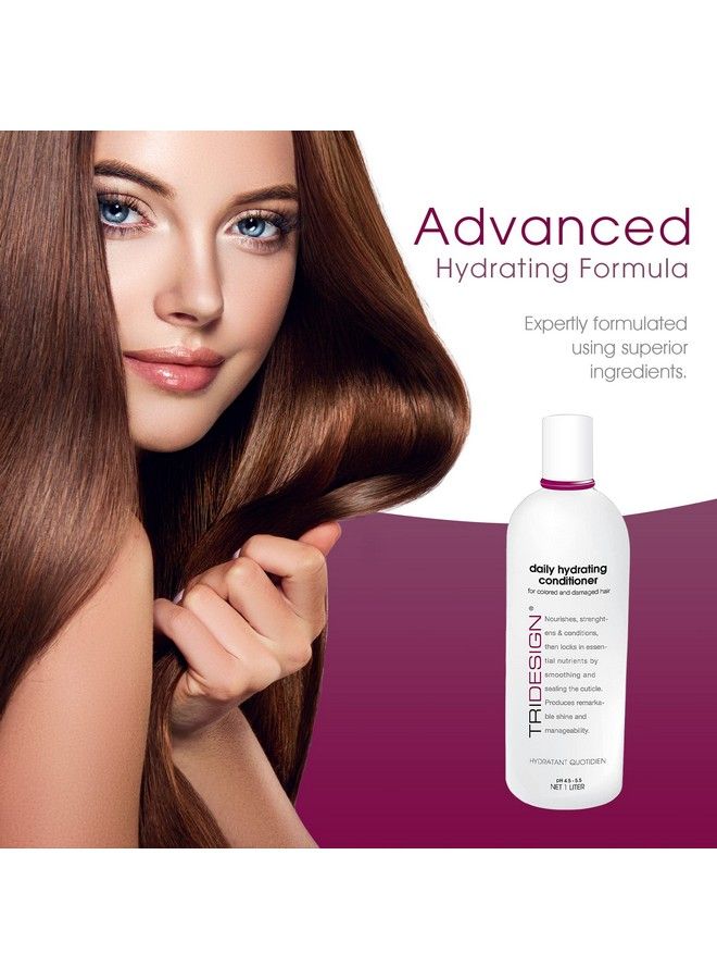 TRIDESIGN Tri Hair Conditioner For Women Or Extra Moisturizing Conditioner For Dry Hair Hair Care Restoration Conditioner For Colored Hair Adds Luminous Volume Hydration Strong & Healthy Hair 33.8 Fluid Oz  - Image 5