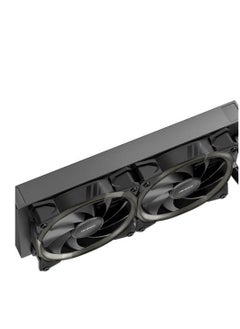 ANTEC Vortex 240 AIO ARGB CPU Liquid Cooler, 600~2000 RPM Fan Speed, 57.93 CFM Fan Airflow, Hydraulic Bearing Type, Suspended Spiral Pump Head Design, Highly Efficient Cooling Pump, EPDM High-Density Tubing, Superior Fin Density  - Image 4