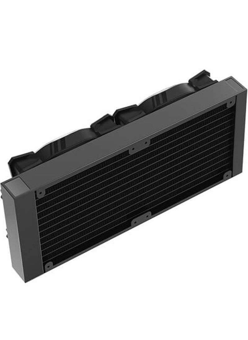 ANTEC Vortex 240 AIO ARGB CPU Liquid Cooler, 600~2000 RPM Fan Speed, 57.93 CFM Fan Airflow, Hydraulic Bearing Type, Suspended Spiral Pump Head Design, Highly Efficient Cooling Pump, EPDM High-Density Tubing, Superior Fin Density  - Image 5