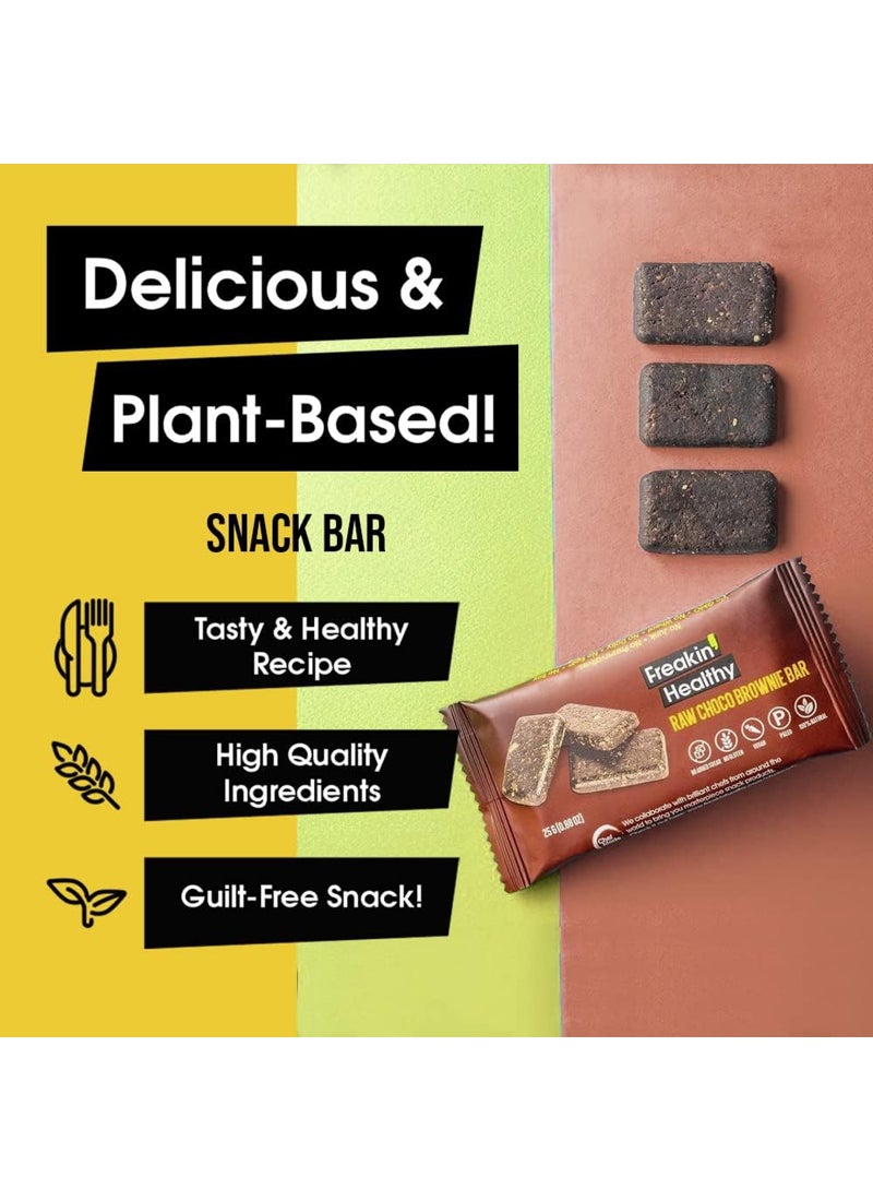 Freakin Healthy Raw Choco Brownie Bar 25g (3g Protein) - Image 3