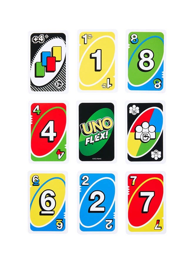 Mattel Games Original UNO™ Flex Edition – Classic Card Game with Flexible Color Changes, Power Cards, and Colorblind Accessibility, Ideal for Kids & Adults, Ages 7+  - Image 3