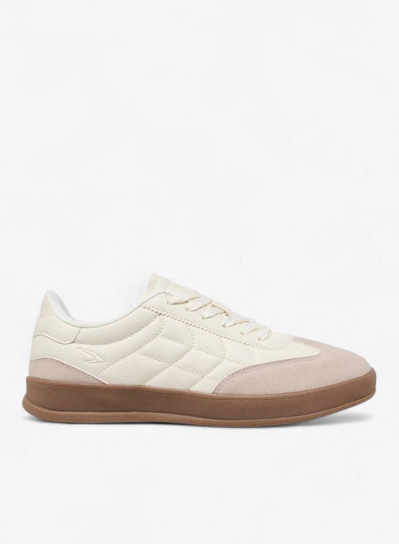 Dash Women Panelled Sneakers with Lace-Up Closure - Image 1