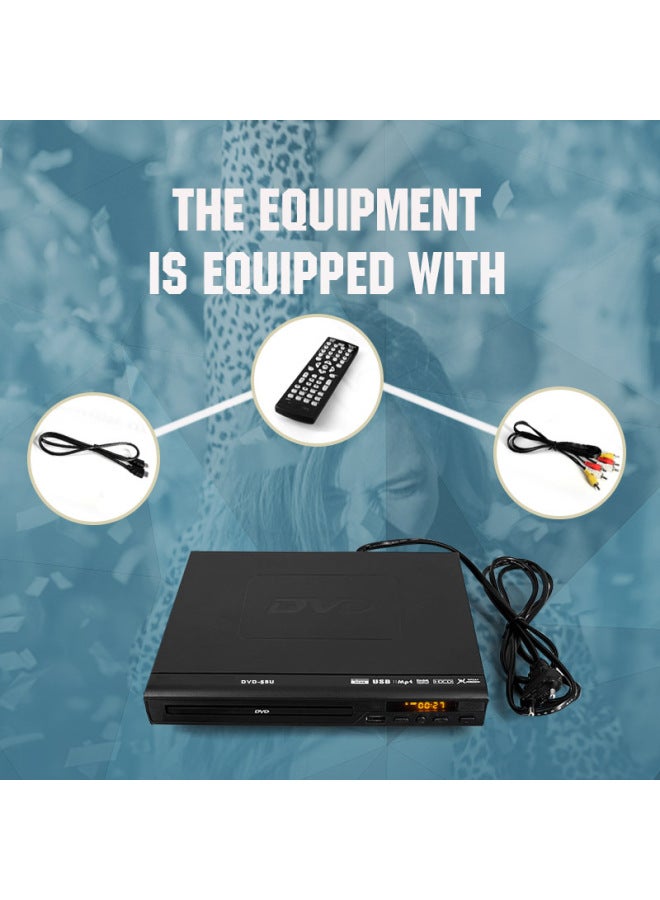 2023 Home DVD External USB Hard Disk Ultra High Definition DVD Player With Shaker [Direct Supply]-Body Color:Black  - Image 2