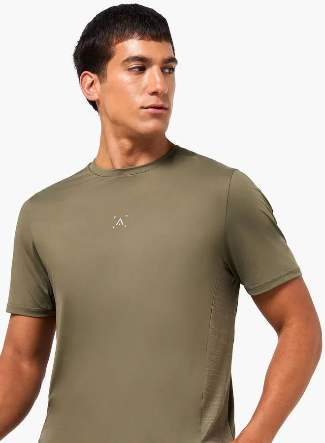 Splash Active BROWN Men Performance T shirt for Men | Best Price UAE