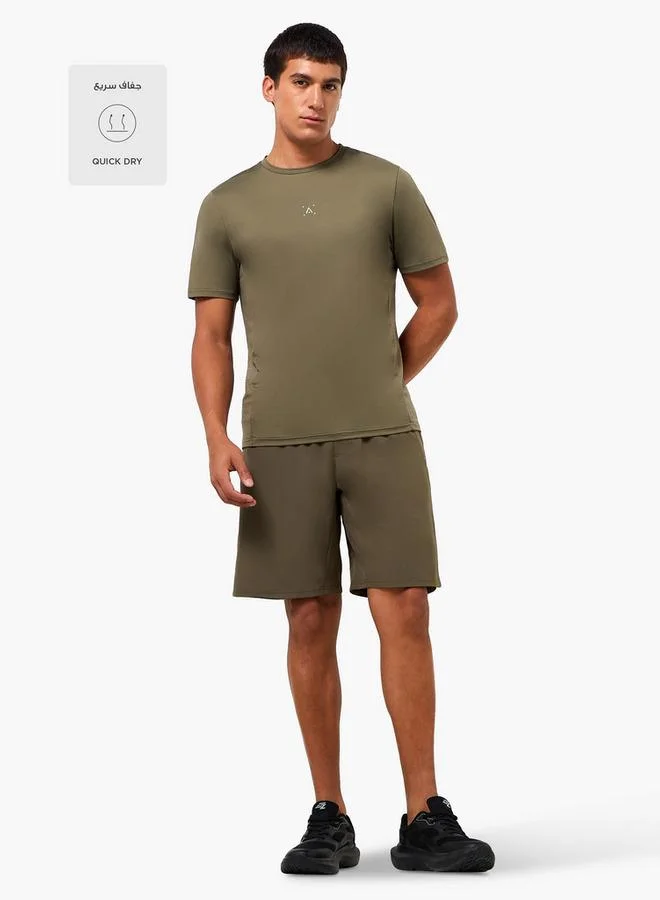 Splash Active BROWN Men Performance T shirt for Men | Best Price UAE