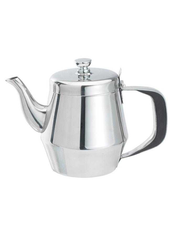 Winco إبريق شاي وينكو ذو العنق المائل، فضي