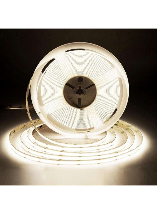 Panasonic 24V COB LED Strip 5m Neutral White 4000K LED Strip Light With Driver, Self-Adhesive, Indoor And Outdoor Lighting Home Decoration With Transformers - Image 2