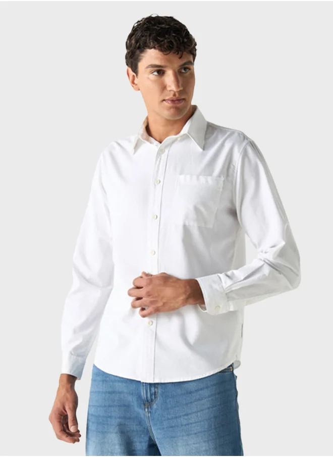 لي كوبر Essential Pocket Detail Regular Fit Shirt