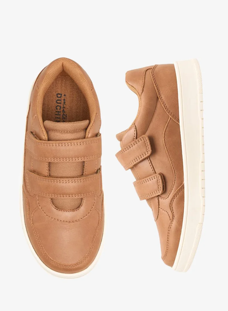 Mister Duchini Boys Panelled Sneakers With Hook And Loop Closure