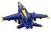 Playmaker Toys  United States Navy Blue Angels FA18 Super Hornet Fighter Jet 9 Inch Die Cast Metal Model Toy with Pullback Action Complete 6 Set - Image 2