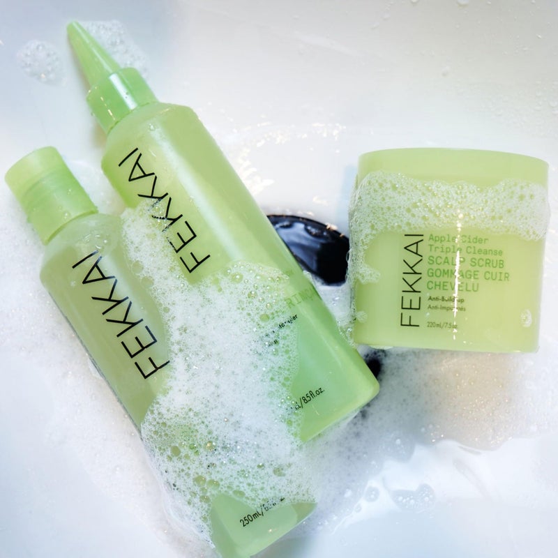 Fekkai Apple Cider Detox Rinse (2 oz) + Apple Cider Detox Shampoo (2 oz) - Free of Sulfates, Parabens, Phthalates - Vegan, Cruelty-Free - Image 3