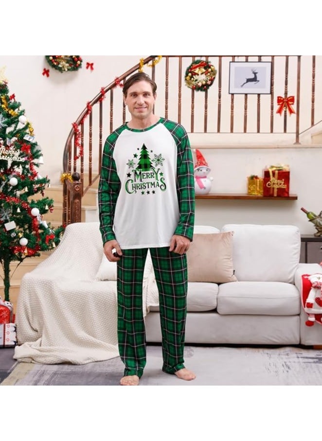 TAPIT Christmas Family Matching Pajamas Classical Nightwear Sleepwear Sets Long Sleeve Pjs for for Adults Kids and Baby Holiday Xmas Sleepwear Set (Dog zise)  - Image 5