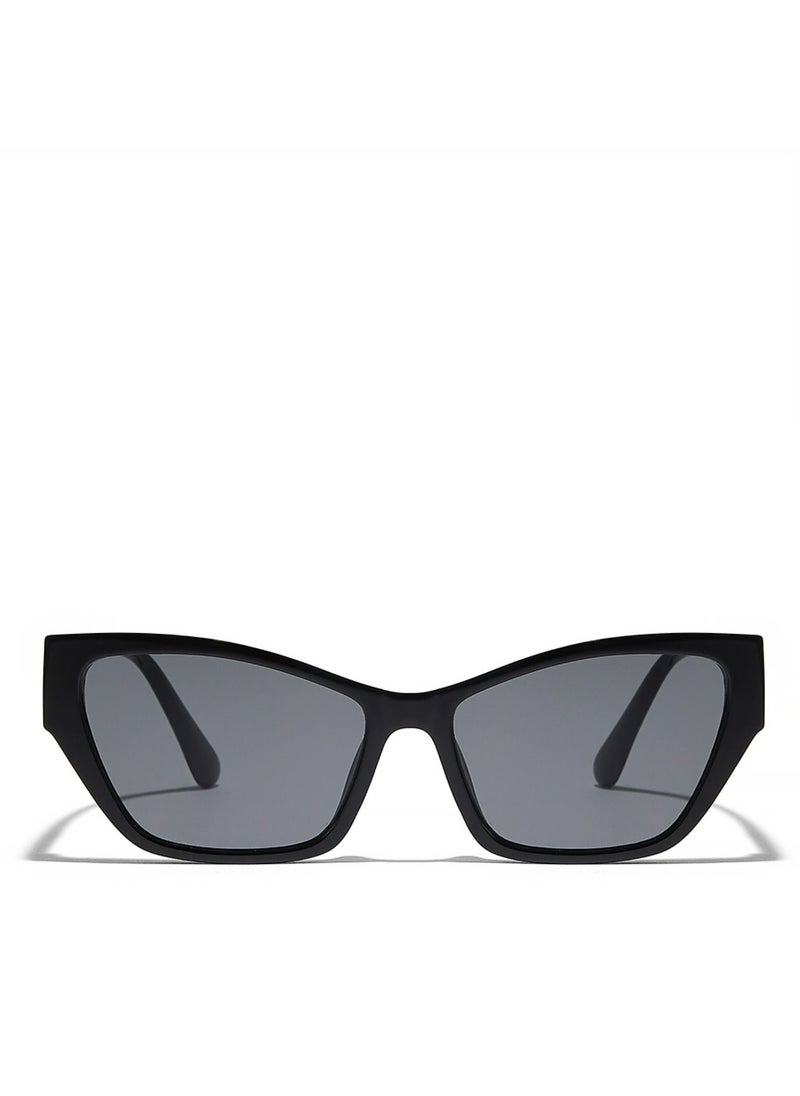 Blackout KAYLA Women Black Sunglasses - Frame Material: Thermoplastic Rubber (TR90)- Frame Color: Black-Lens Color: Gray  - Full Rim  - Image 1
