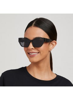Blackout KAYLA Women Black Sunglasses - Frame Material: Thermoplastic Rubber (TR90)- Frame Color: Black-Lens Color: Gray  - Full Rim  - Image 5