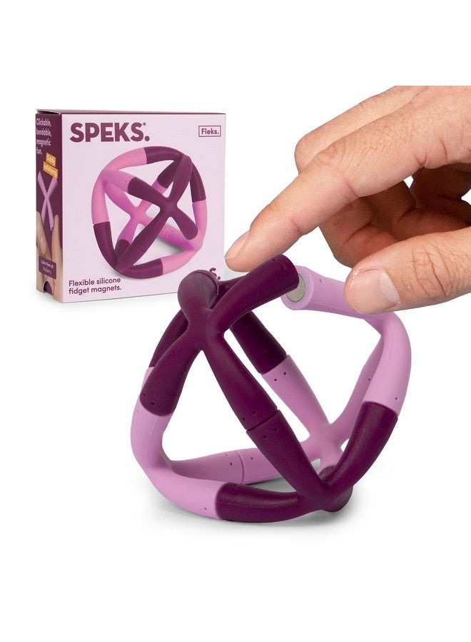 Speks Fleks Silicone 6Piece Building Set Mulberry Fun Desk Toy For Adults - Image 1
