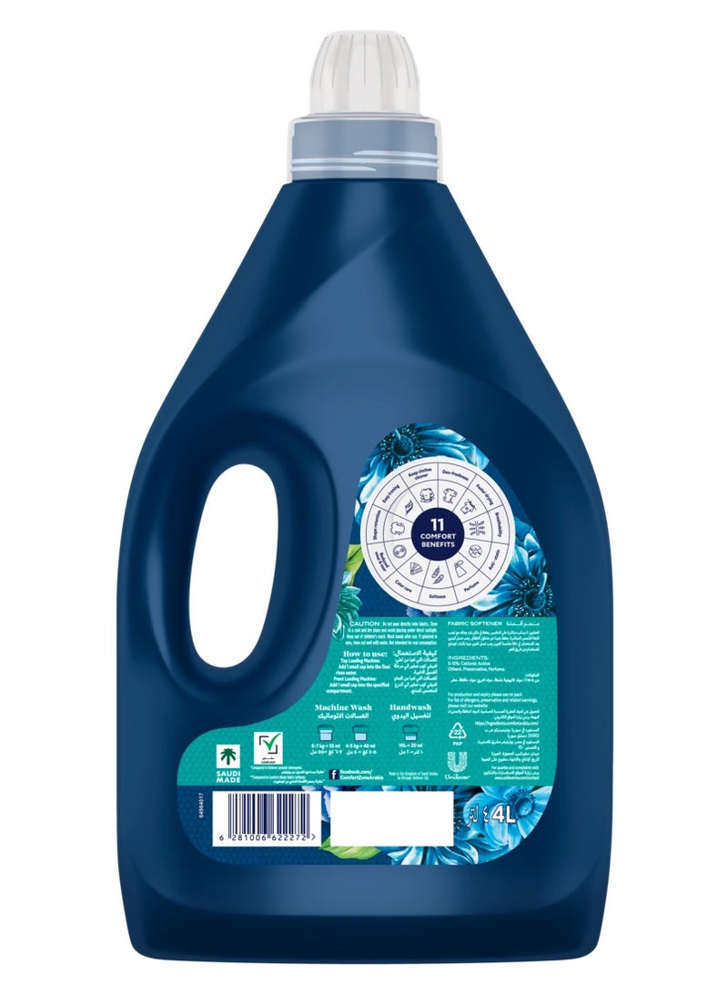 Comfort Blue Love Concentrate Fabric Softener 4L - Image 3