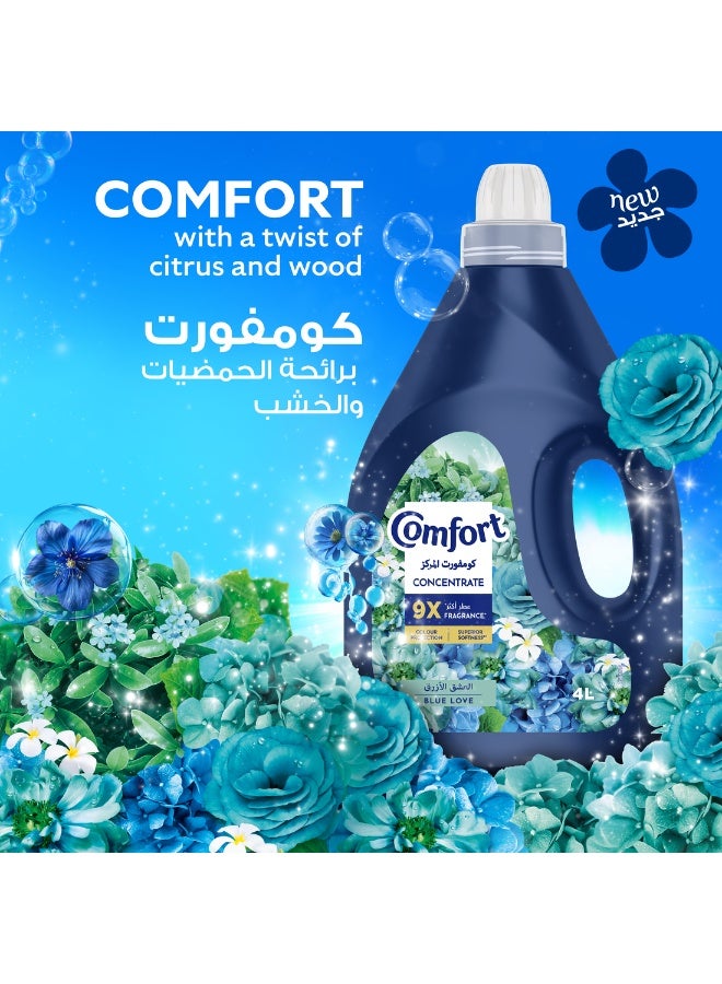 Comfort Blue Love Concentrate Fabric Softener 4L - Image 4