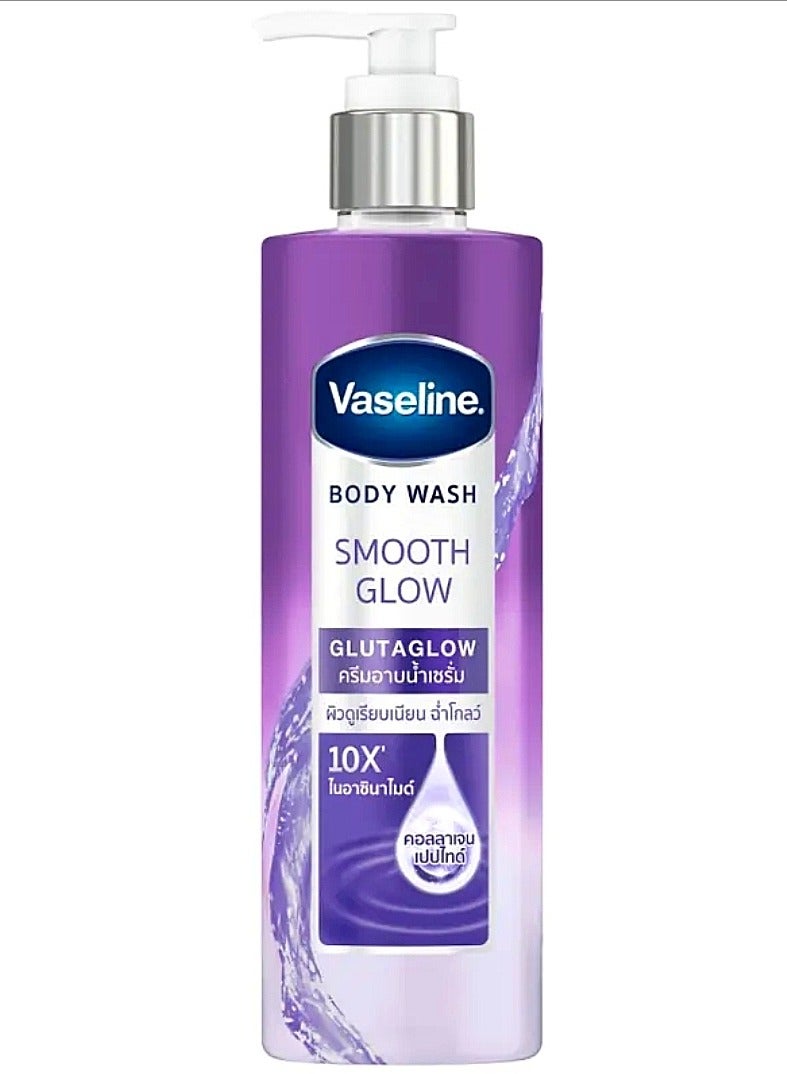 Vaseline Body Wash Smooth Glow - GLUTAGLOW10X NIACINAMIDE COLLAGEN 425ml - Image 1