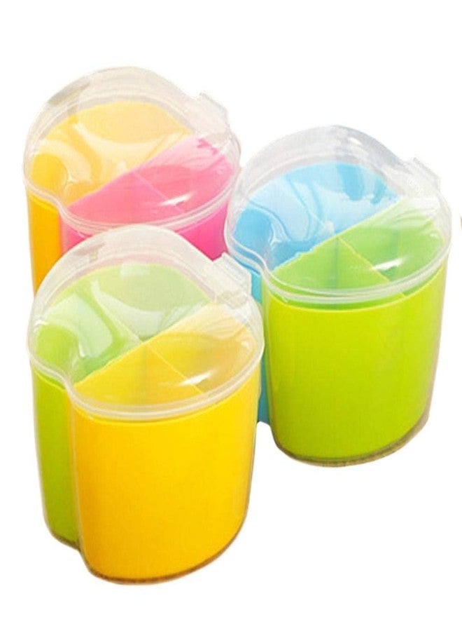 Kalitus 4 in 1 Transparent Plastic Apple Flavoring Spice Cooker Sets Seasoning Box Cooking Sugar Salt Jars Spices Storage Boxes Kitchen Best - Image 4