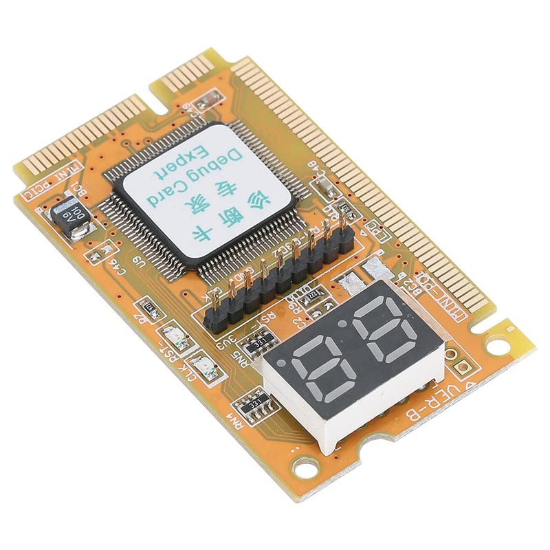 Yellow ABS 3 in 1 Type C Debug Card Laptop Diagnostic Card with Mini PCI E LPC Interface for Motherboard Testing - Image 3