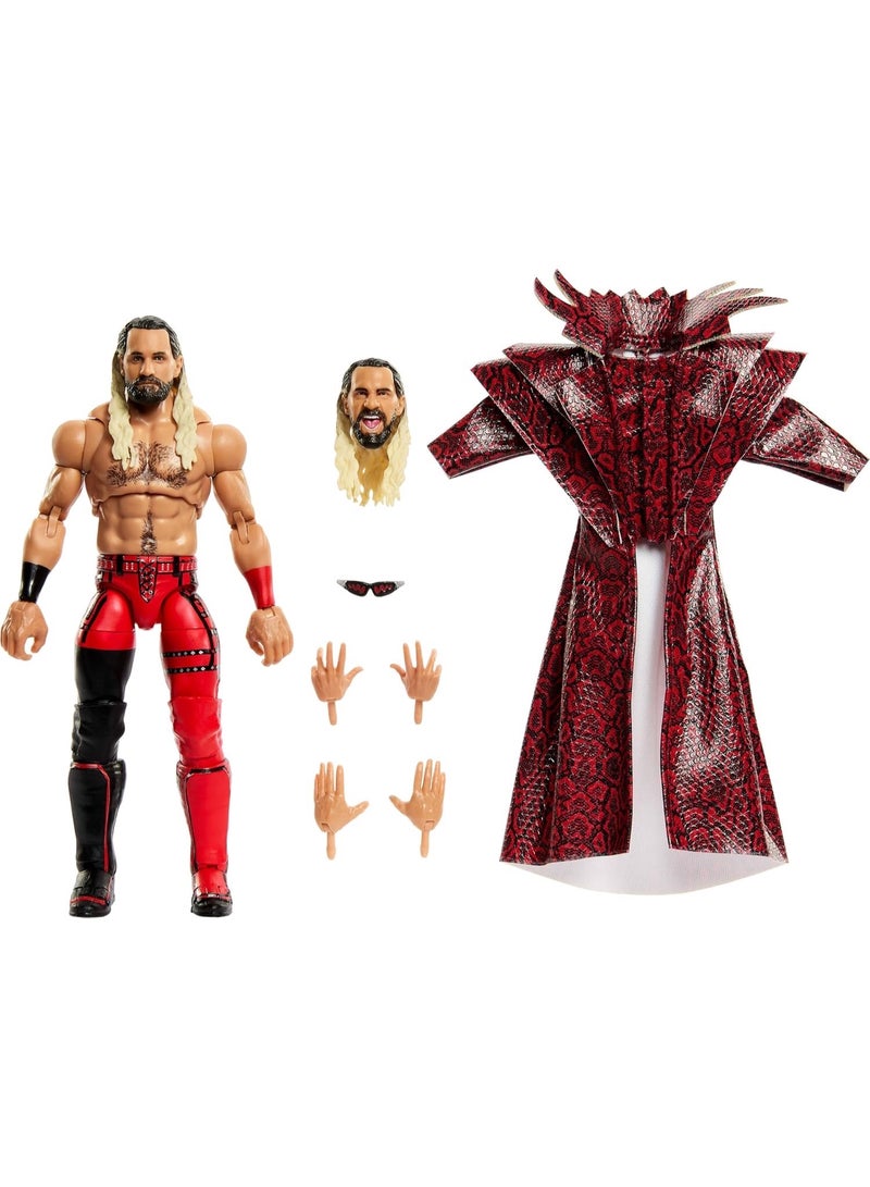 دبليو دبليو إي مجسم WWE Ultimate رقم 7 – سيث رولينز | مجسم حركة WWE | مجسم سيث رولينز قابل للاقتناء | مجسم مصارع | لعبة WWE قابلة لتغيير الوضعيات | مجسم لنجم WWE | لعبة مصارعة قابلة للاقتناء | مجسم حركة للأطفال | هدية لمحبي WWE - Image 1