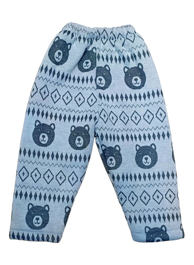 BabyShoora Baby two-piece set of pants + sweatshirt and cape  - Image 3