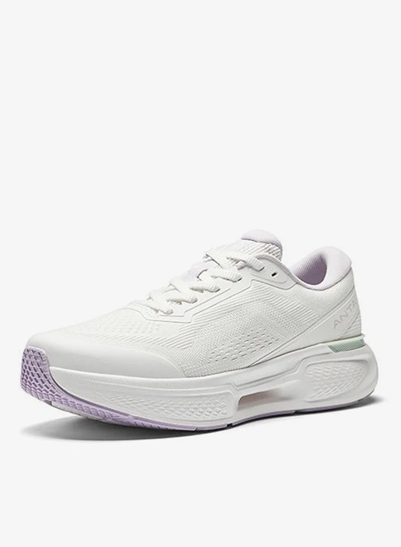 ANTA Ebuffer Lite｜ mesh breathable sports shoes summer new arrival shock-absorbing Commute fitness training shoes White