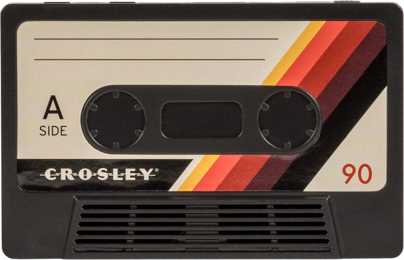 Crosley CR3045BK-CS Cassette Tape Portable Wireless Bluetooth Speaker, Classic Black - Image 1