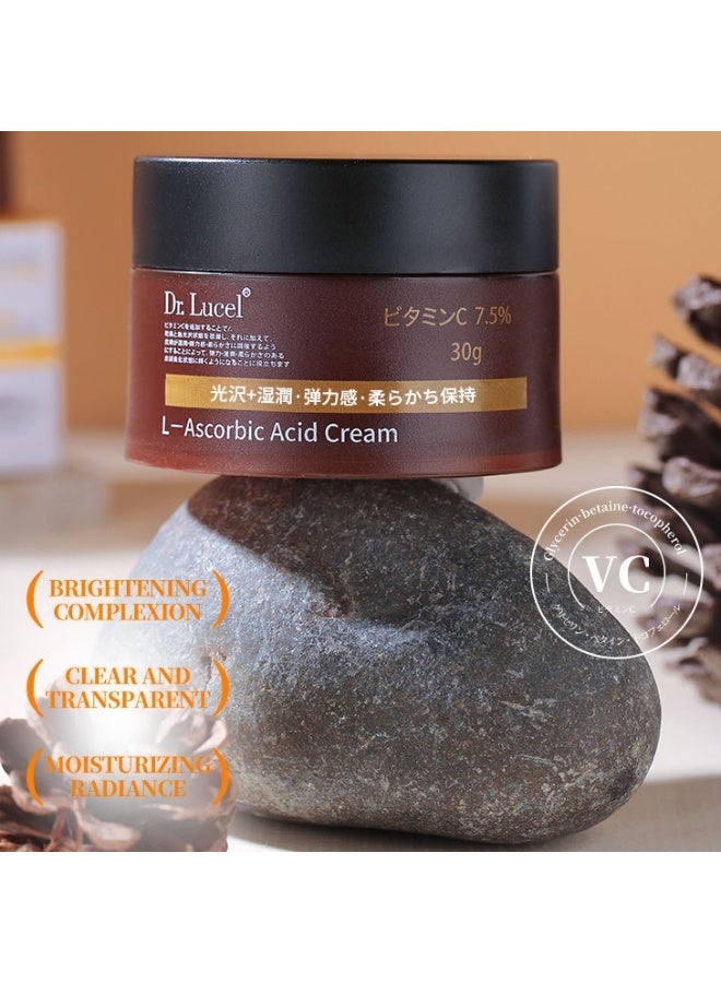 Dr. Lucel عبوتان من كريم حمض الأسكوربيك، مضاد أكسدة لطيف، يحارب الجذور الحرة، ويفتح لون البشرة 30 غرام × 2 - Image 5
