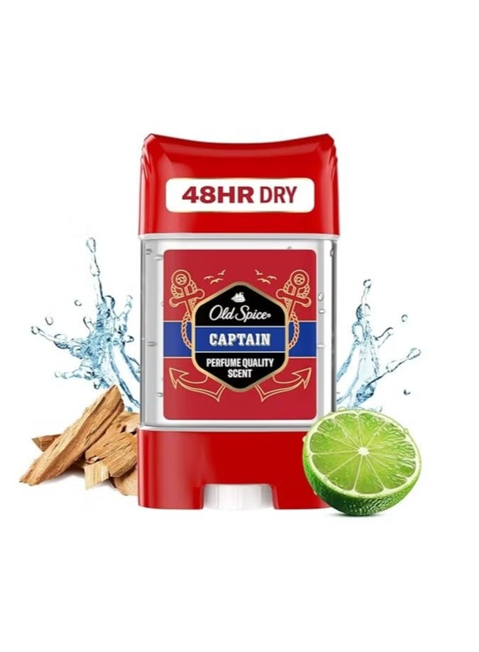 Old Spice Captain Antiperspirant & Deodorant Gel-70 G - Image 4