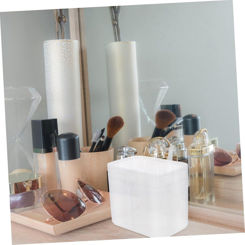 2pcs Nail Art Tools Storage Holder Manicure Storage Box Cotton Pad Container Capacity - Image 2
