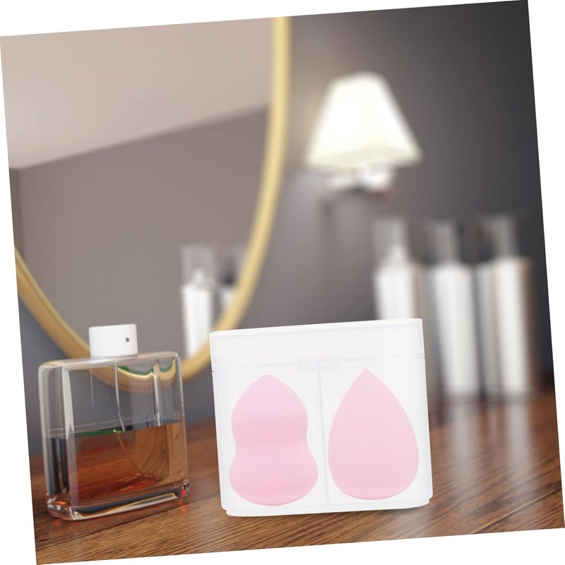 2pcs Nail Art Tools Storage Holder Manicure Storage Box Cotton Pad Container Capacity - Image 3