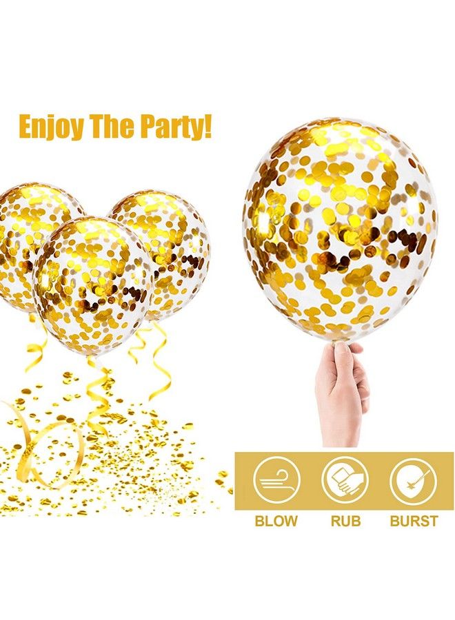 FFNIU 38Pcs 2023 Graduation Balloons Black Confetti Gold Balloons Class Of 2023 Congrats Graduation Balloons For College High School Party Decorations Supplies - Image 4