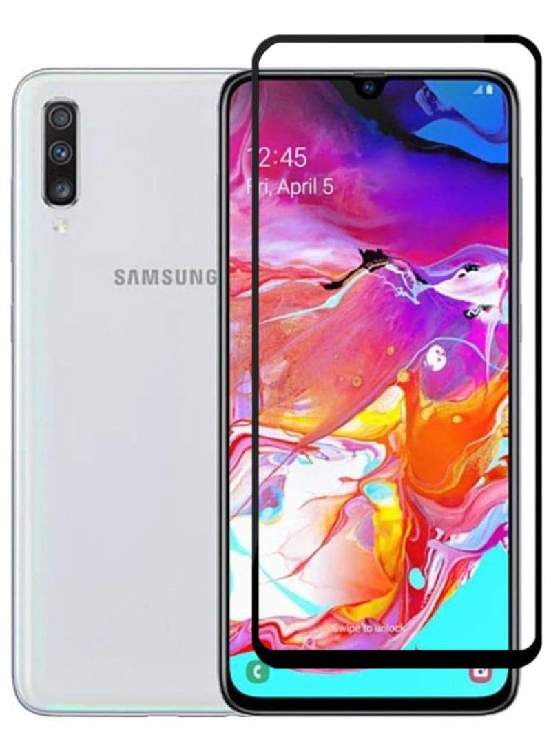 RAYON Tempered Glass Screen Protector 5D Designed For Samsung Galaxy A70 Full Screen Coverage And Bubble Free - Image 1