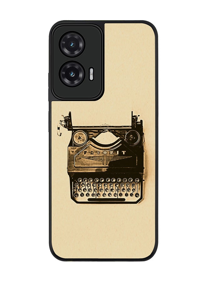 Stylizedd For Motorola Moto G35 Case,Slim fit Camera Protection, Shockproof Thin Phone cover  - Typewriter