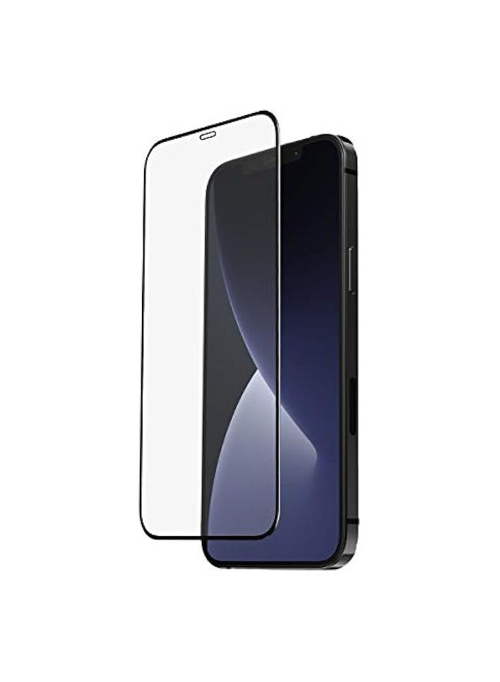 PROMASS Glue Matte Tempered Glass Film Screen Protector With Black Frame,9H Hardness, Full Screen, Ceramic Film, For Iphone 12 All Versions (Iphone 12 & Pro (6.1) Inch) - Image 1