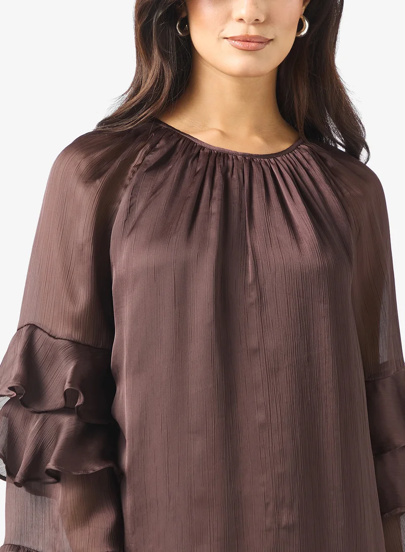 VERO MODA Frill Sleeve Detail Shift Dress