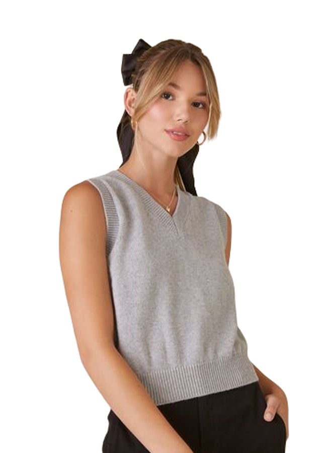 FOREVER 21 Heathered Sweater Vest - Image 1