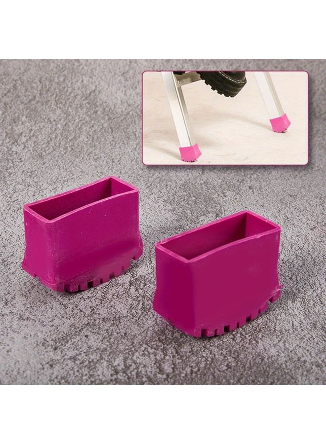 Rose Red Ladder Feet Cover Leg Protector Furniture Rubber Caps 1pc - Image 2