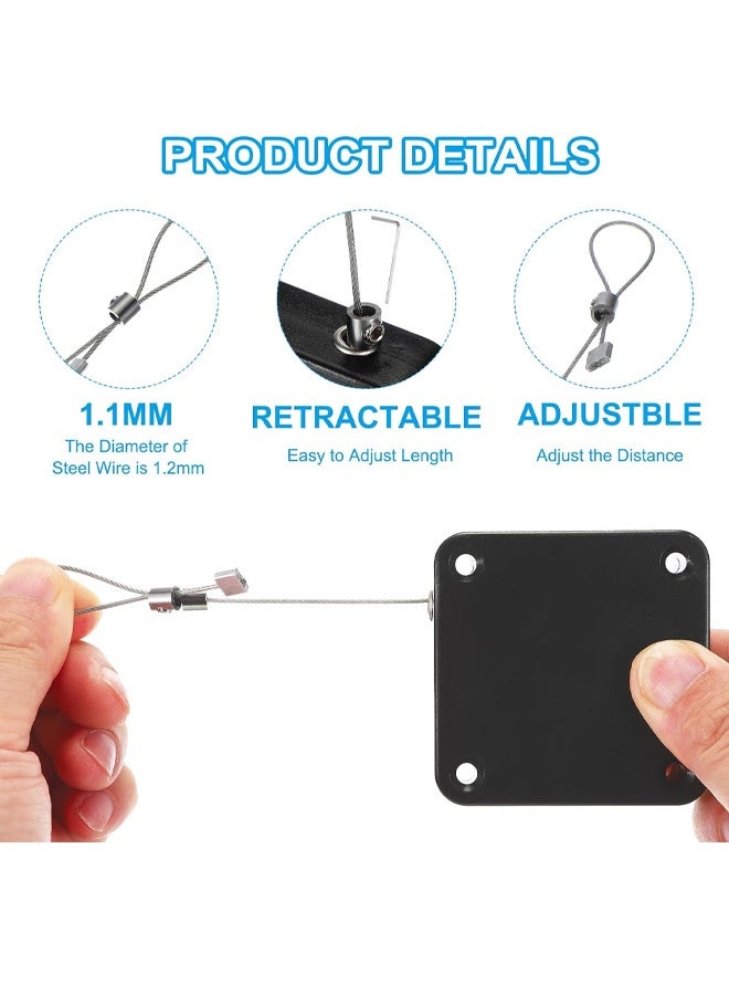 Impact-free automatic sensor door closer, residential sliding window door closer, 1200 gram tensile strength, multi-functional automatic door closer, household office self-closing door with steel pull rope  - Image 2