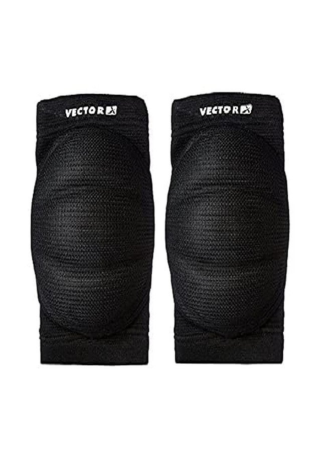 Vector X Knee Sleeves Padded Knee Cap Compression Knee Support for Men Women Compression Knee Support with Padding Adult Youth Knee Sleeves Compression Support Squats Vooleyball Sports Sleeves (L) - Image 5