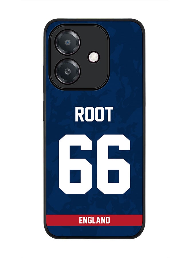 Stylizedd For Oppo A60 5G / A3 5G / A3x 5G Case,Slim fit Camera Protection, Shockproof Thin Phone cover - England Joe Root, Jersey No 66 - Image 1