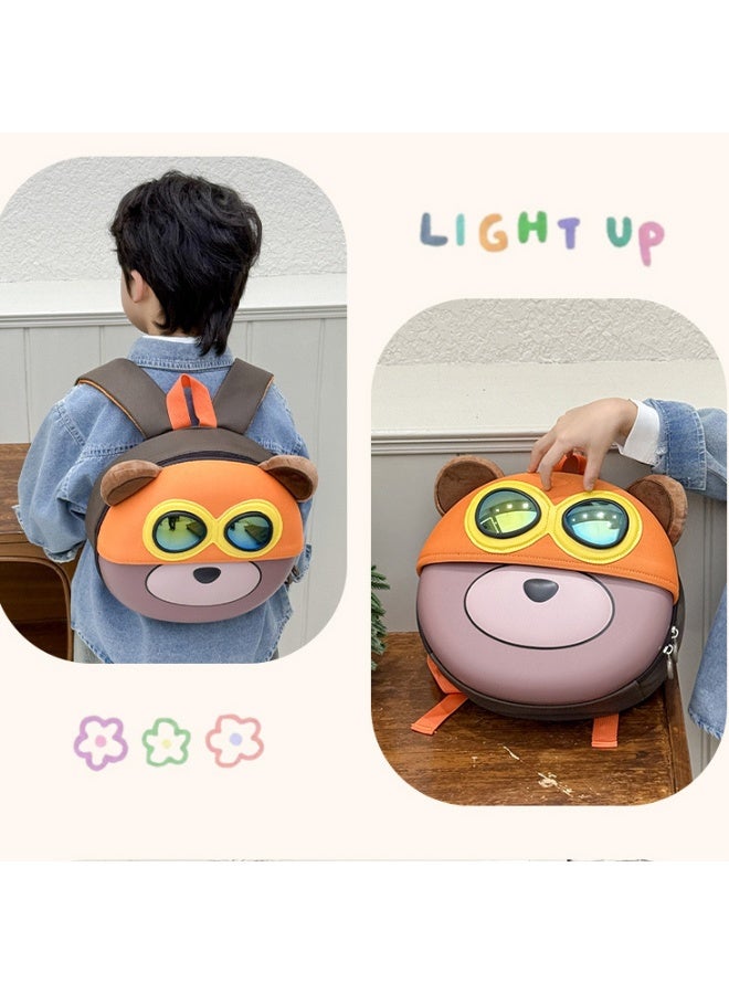 Kids School Backpack Hard Shell Bear 2-4 Years Waterproof Lightweight School Supplies - Image 5