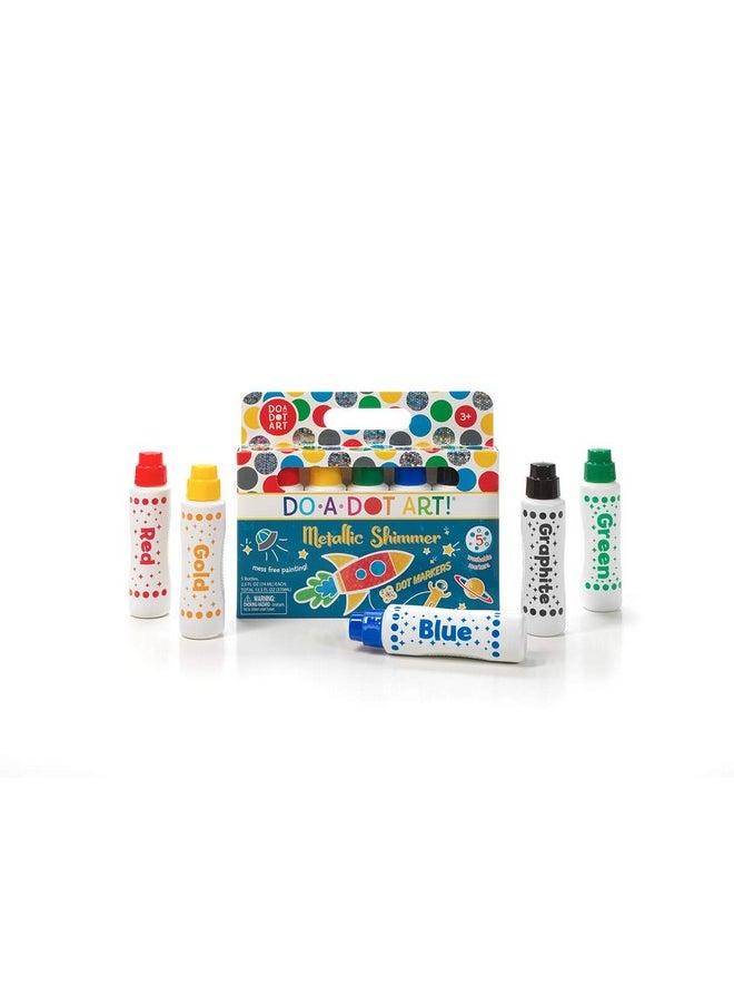 Do.A.Dot Art! Kids Washable Dot Art Markers - New Metallic Shimmer Paint Daubers Non-Toxic For Children, Toddlers Preschool And Kindergarten Teachers The Original Dot Markers By Do A Dot Art!  - Image 2