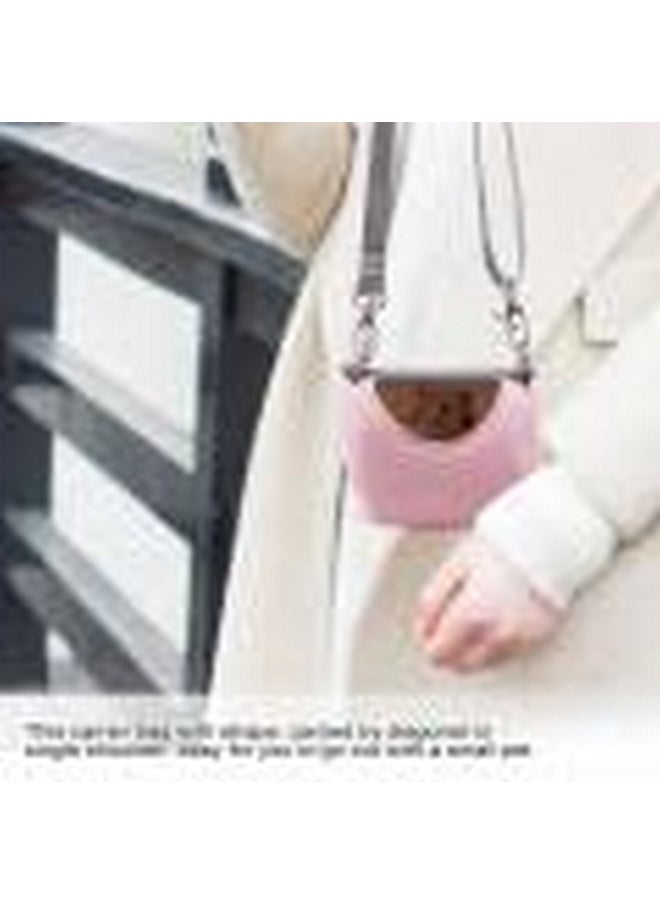 Zerodis Zerodis Hamster Travel Carrier Bag, Small Animal Portable Travel Carrier Outdoor Hangbag Outdoor Travel Handbag with Single Shoulder Strap for Hamster Small Pets ()  - Image 3